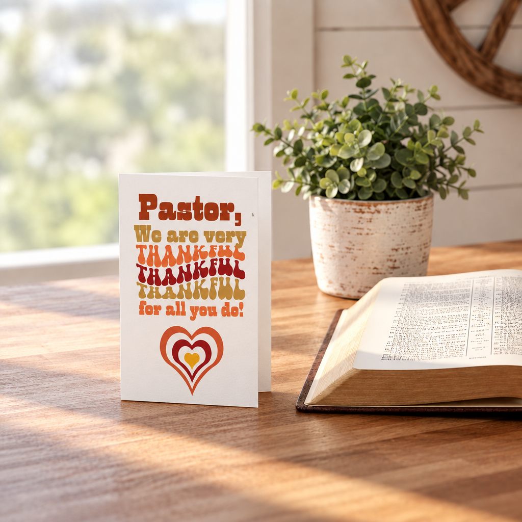 Pastor Appreciation Thankful for All You Do Greeting Card